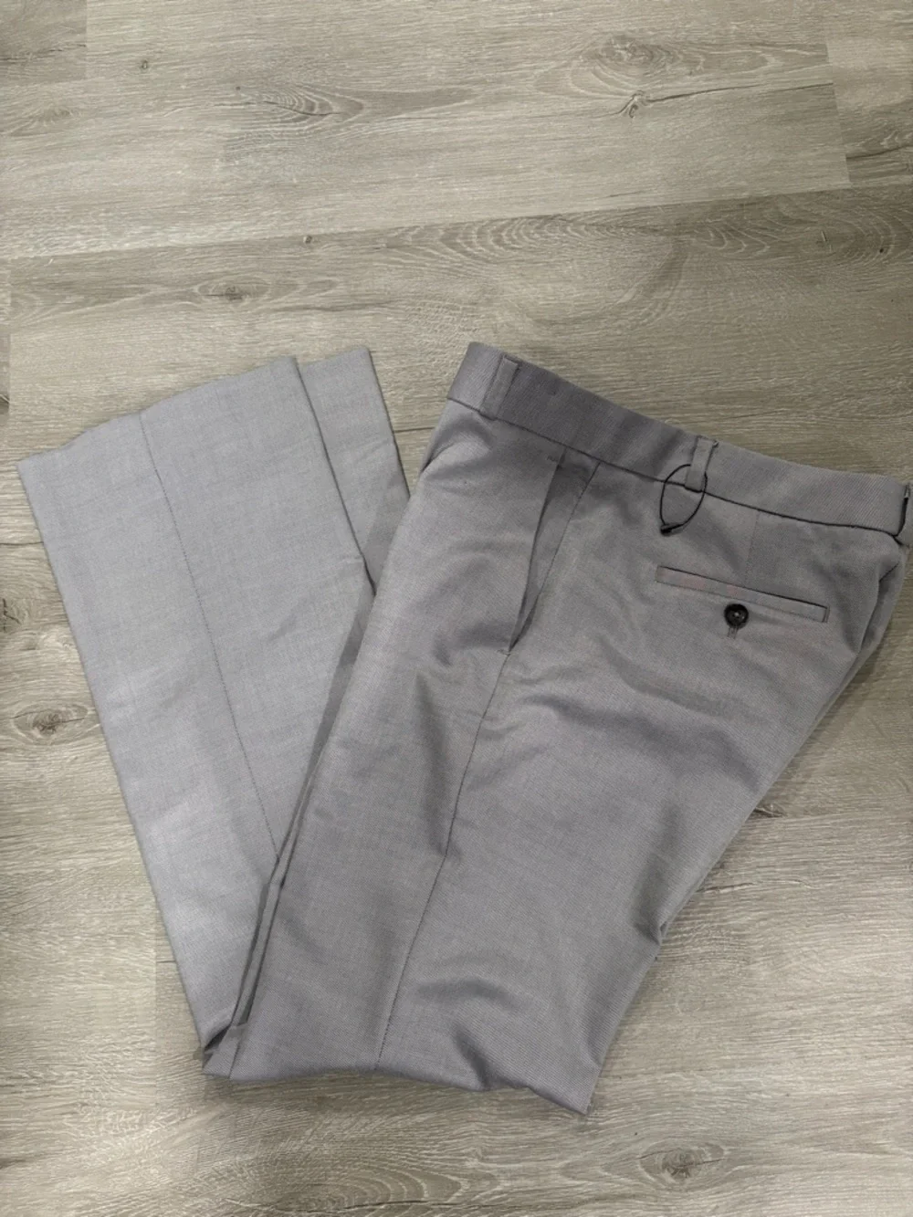 Banana Republic Logan Mid Rise Straight Leg Trouser Pants - Picture 2 of 7
